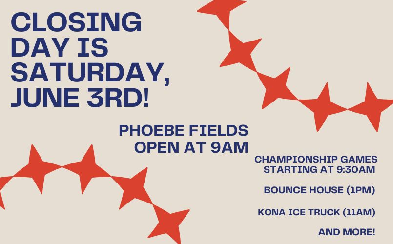 Closing Day Info